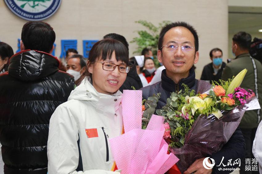 青海大學附屬醫院支援武漢醫療隊。