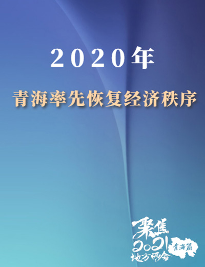 【兩會快閃】2020青海經濟發展關鍵詞