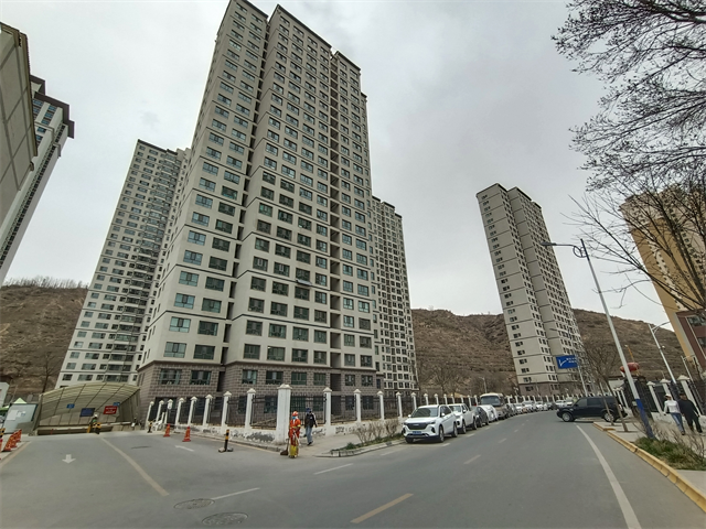 青工社區新建小區。城北區委宣傳部供圖