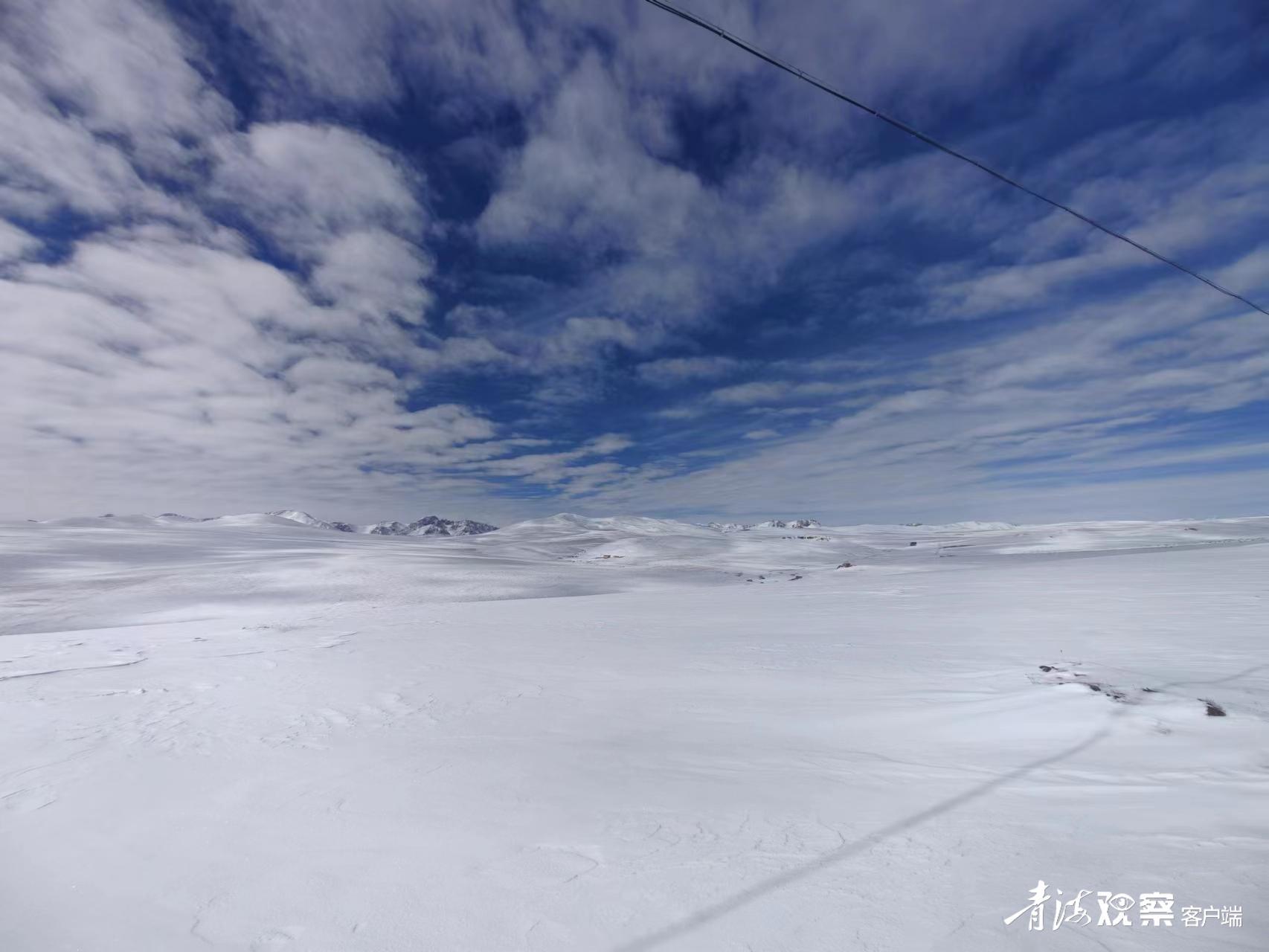 大雪封山。