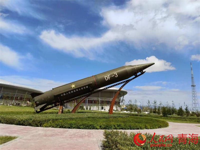 东风三号（DF-3）导弹实体。人民网记者 张莉萍摄