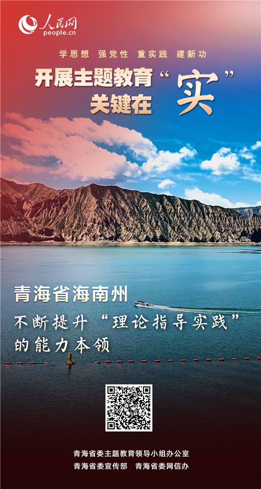                青海省海南州                 不断提升“理论指导实践”的能力本领                                                                  第二批主题教育开展以来，海南州深刻认识到把理论学习成果转化为思想共识，把思想变思路、把思路变行动是主题教育的内在要求，将主题教育焕发出来的学习热情、进取精神转化为攻坚克难、干事创业的强大动力。              