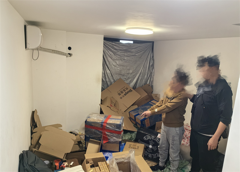 抓捕現場。西寧市公安局城北分局供圖