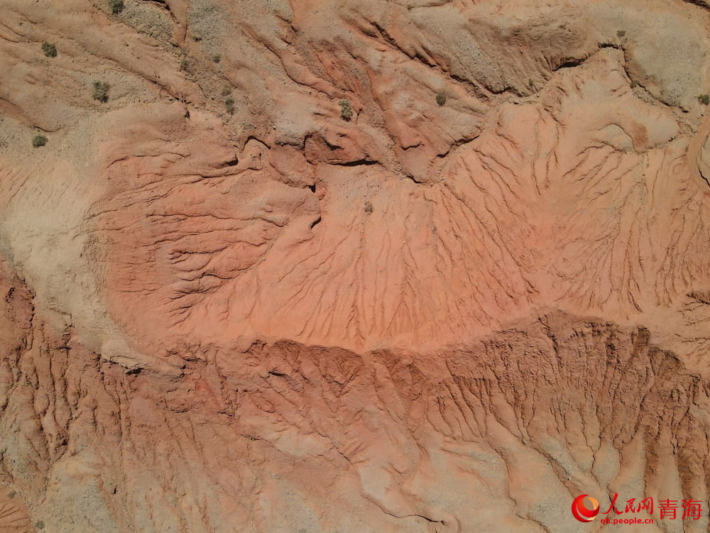 区域内沟壑纵横。人民网 况玉摄