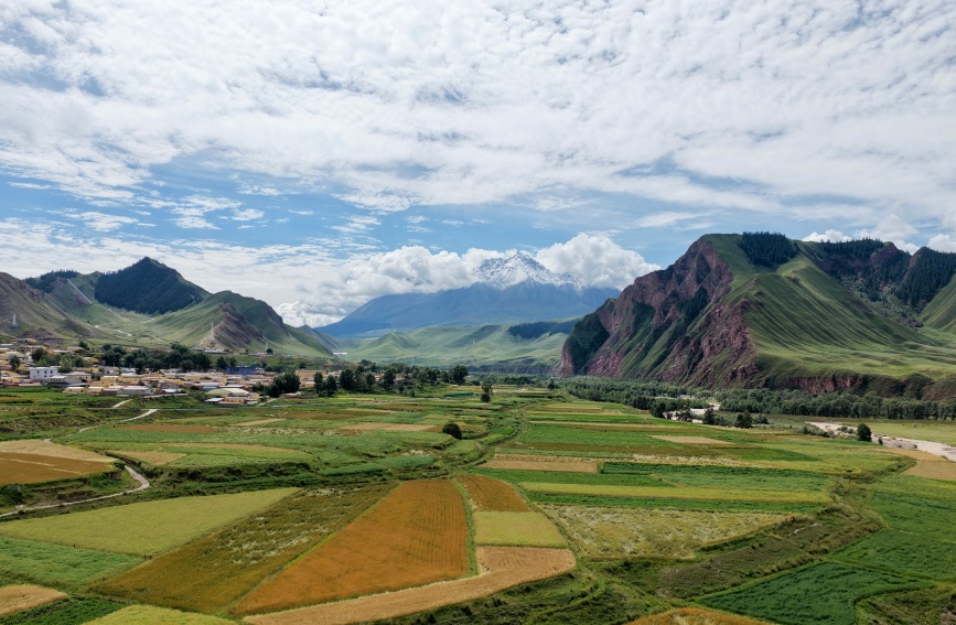 祁連山秋光。仁青多杰攝