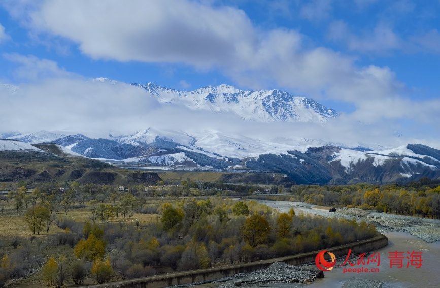 祁連秋色。人民網記者 甘海瓊攝