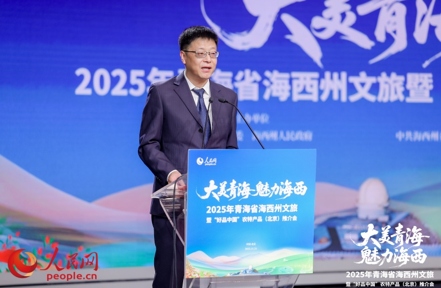 昂智推介海西清潔能源產業。人民網記者 況玉攝