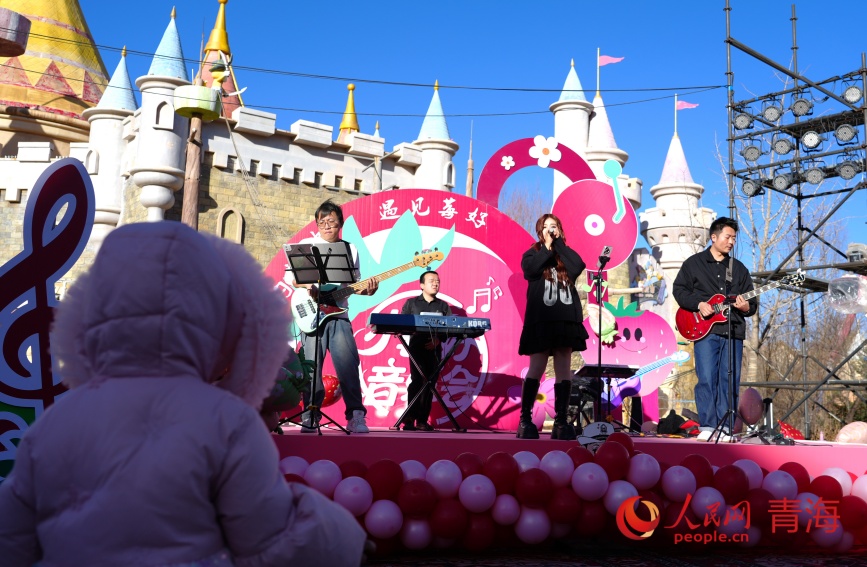 草莓音乐会。人民网记者 甘海琼摄