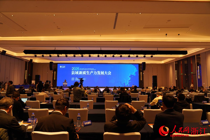 12月11日，2025县域新质生产力发展大会在浙江省温州市苍南县举行。人民网记者 章勇涛摄