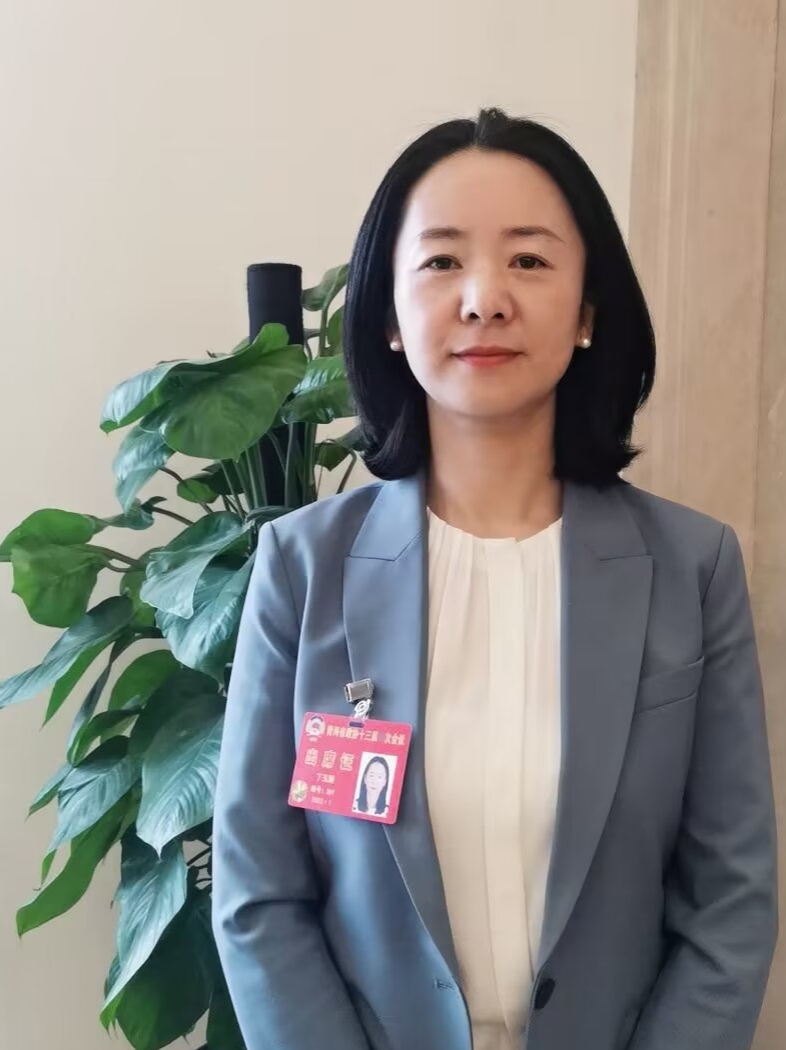 青海省政協委員丁玉瀾。受訪者供圖