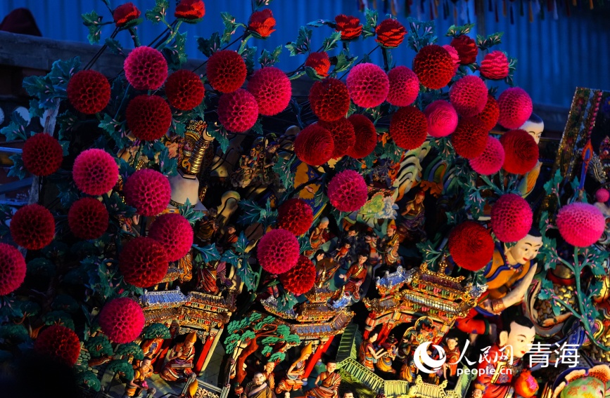 塔爾寺酥油花。人民網記者 甘海瓊攝