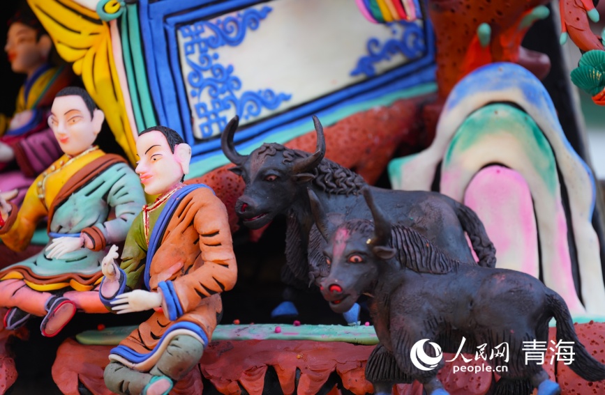 塔爾寺酥油花。人民網記者 甘海瓊攝