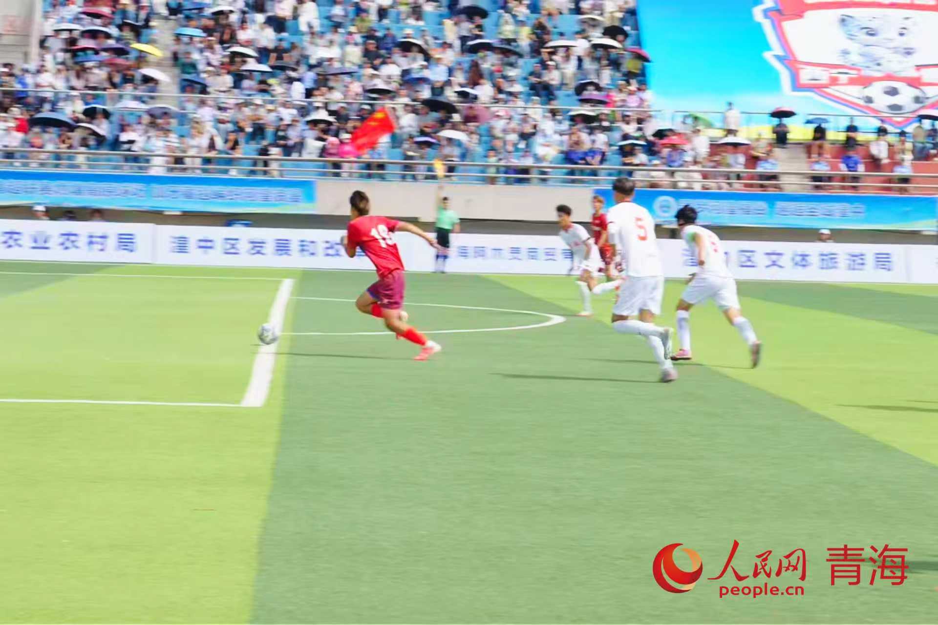 比赛现场。实习生张元魁摄