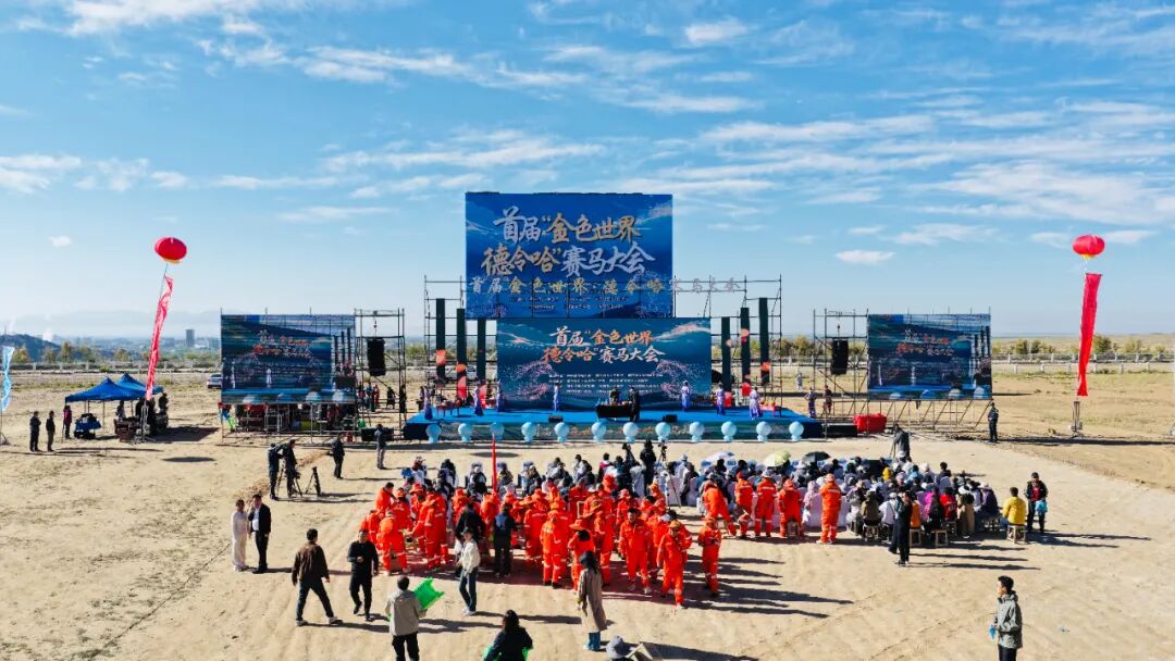 活动现场。德令哈市委宣传部工供图